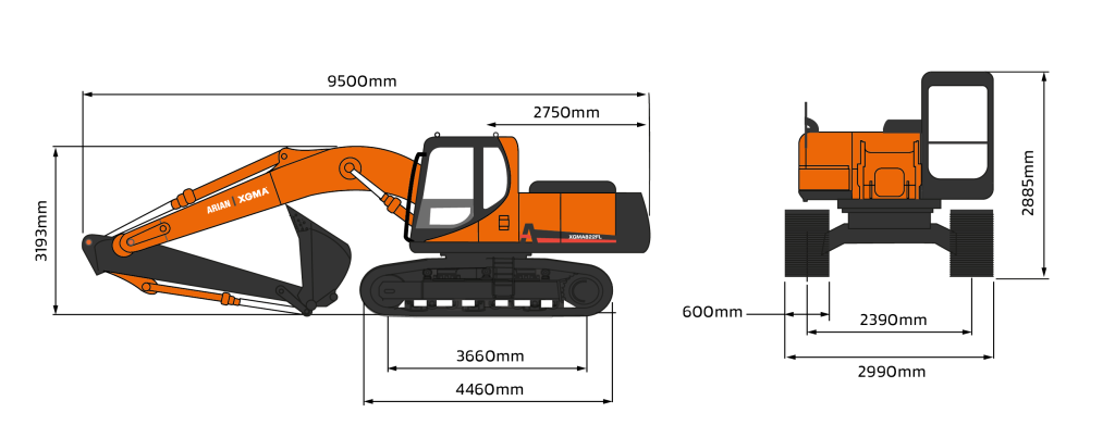 برند XGMA مدل XG822FL